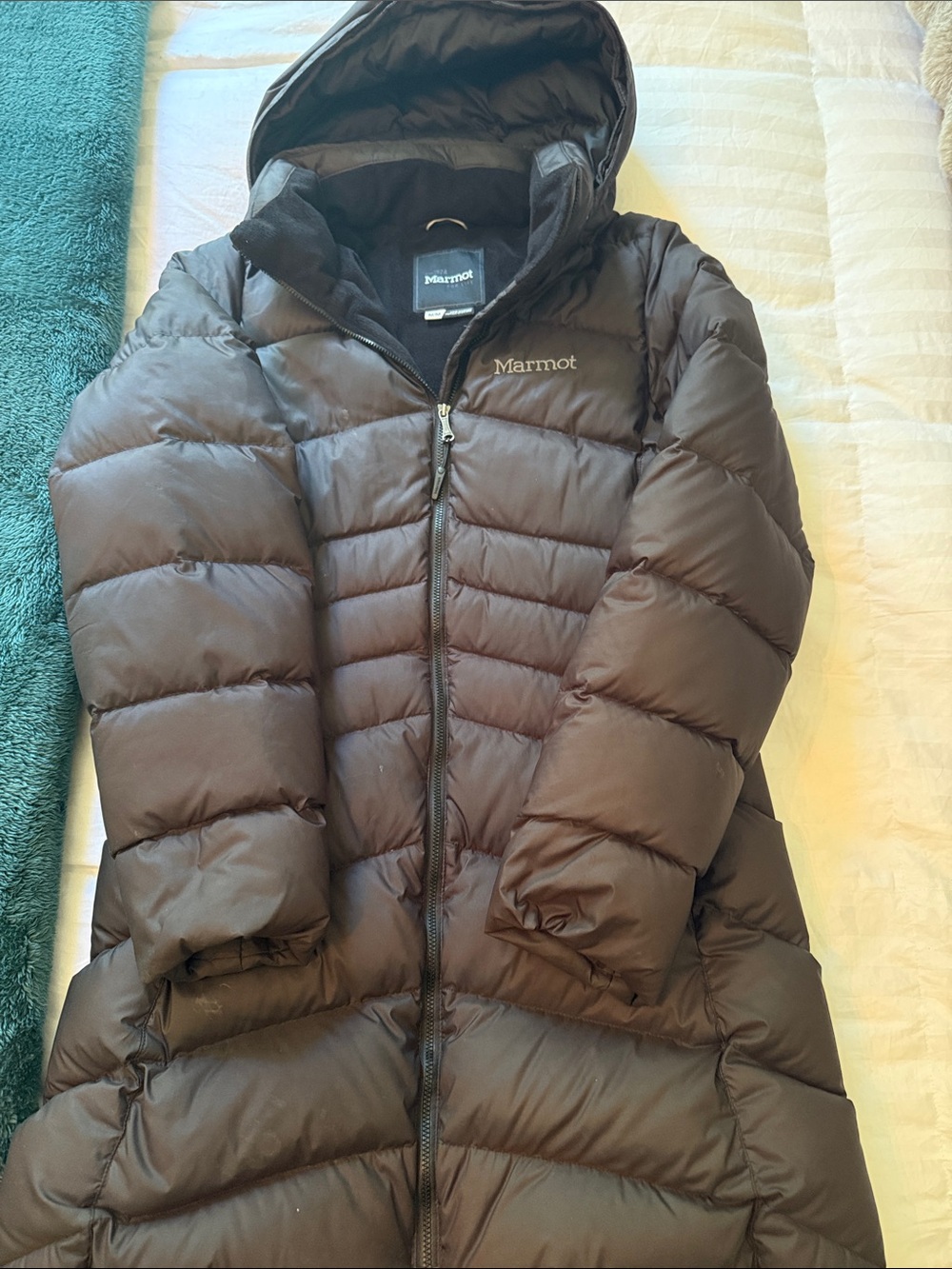 Marmot Women's Long Puffer Coat in Black